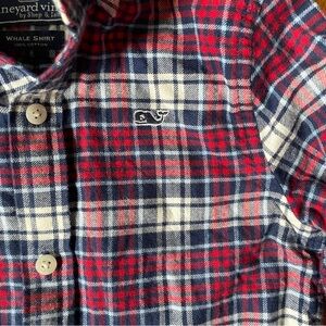 Vineyard Vines Plaid Flannel Button Down Shirt